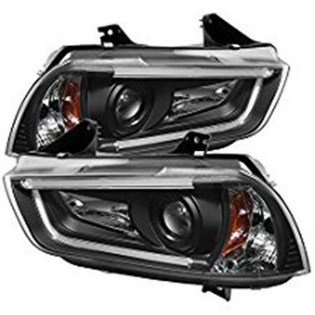 SPYDER AUTOMOTIVE 11-14 Charger Projector Headlights - Halogen Model Only Not Compatible with Xeno 5074188